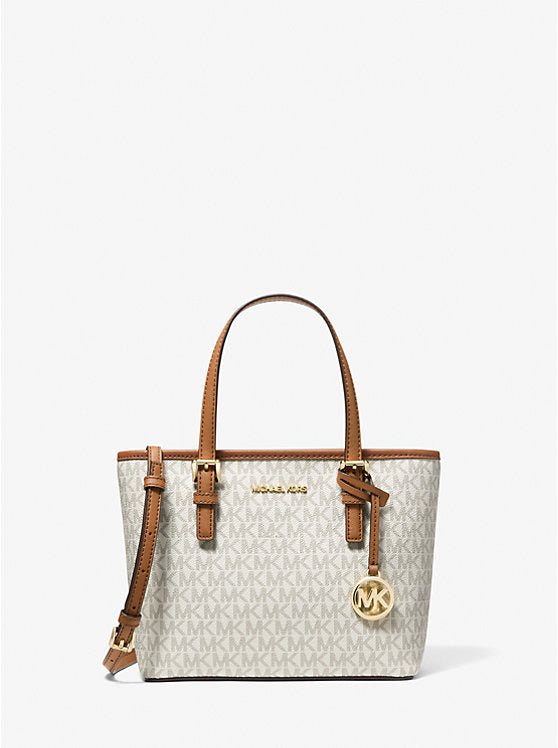 jet set travel extra-small logo top-zip tote bag Michael Kors Jet Set Travel Extra-Small Logo Top-Zip Tote Bag – Luxury Brands