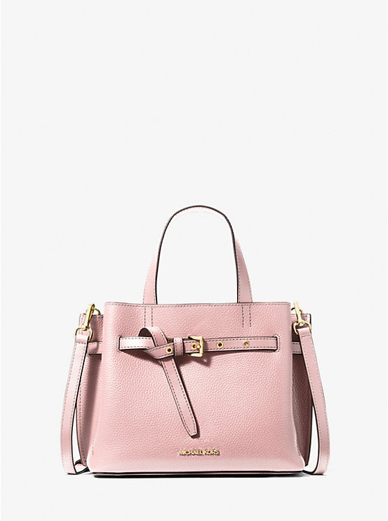 Michael Kors Emilia Small Pebbled Leather Satchel