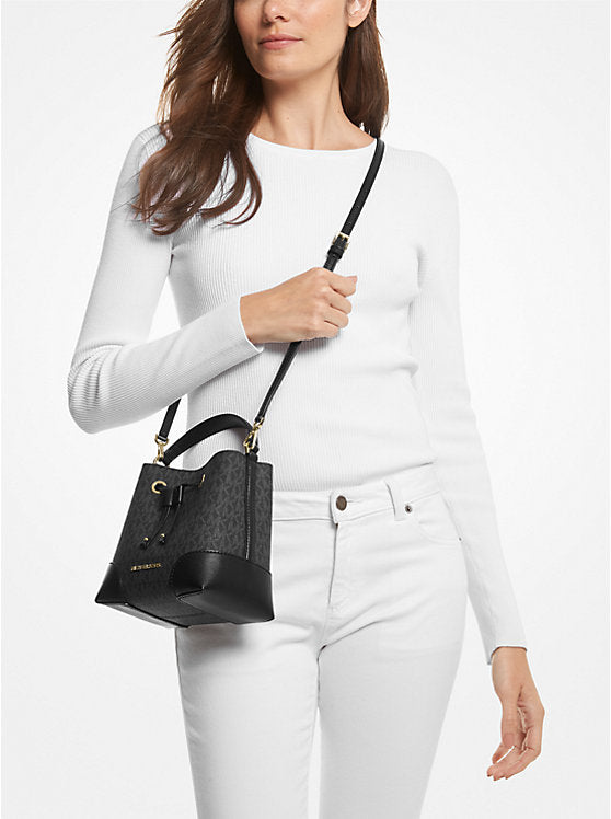 Michael Kors Mercer Small Logo Bucket Bag