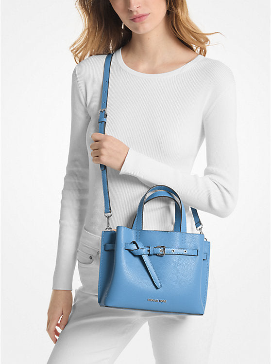 Michael Kors Emilia Small Pebbled Leather Satchel