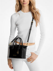 Michael Kors Hyde Small Pebbled Leather Satchel