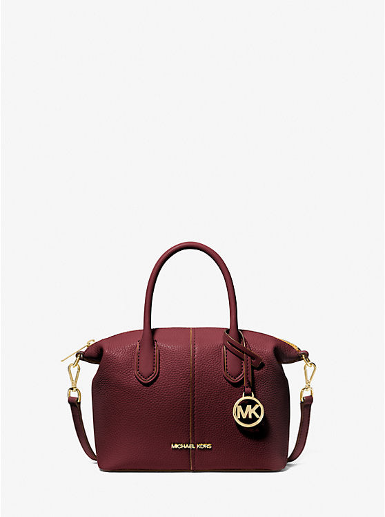 Michael Kors Hyde Small Pebbled Leather Satchel