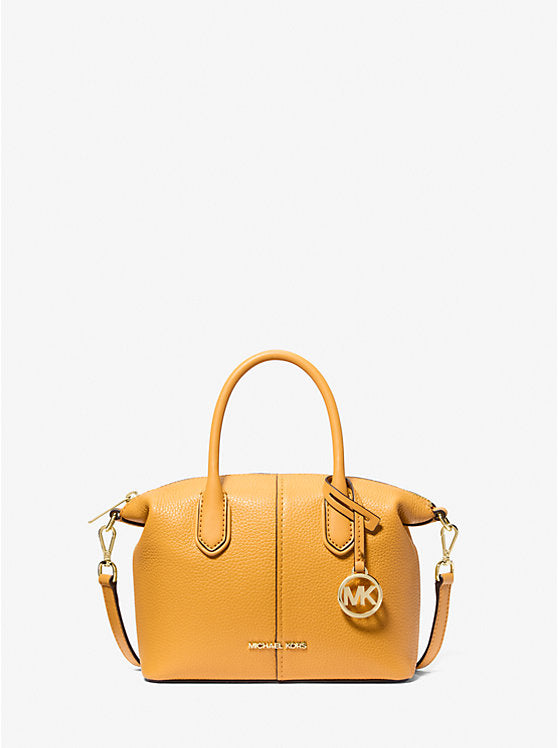 Michael Kors Hyde Small Pebbled Leather Satchel