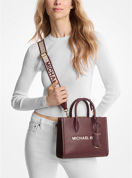 Michael Kors Mirella Small Pebbled Leather Crossbody Bag