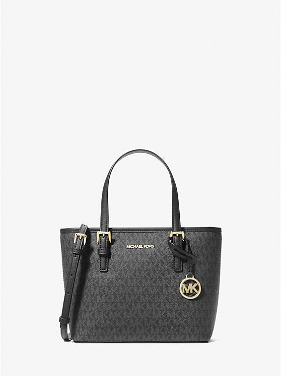Michael Kors Jet Set Travel Extra-Small Logo Top-Zip Tote Bag – Luxury Brands
