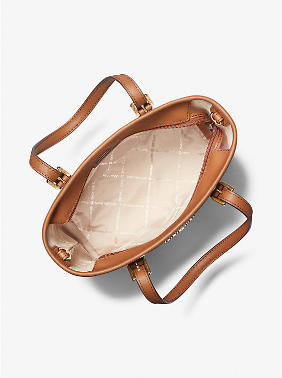 jet set travel extra-small logo top-zip tote bag Michael Kors Jet Set Travel Extra-Small Logo Top-Zip Tote Bag – Luxury Brands