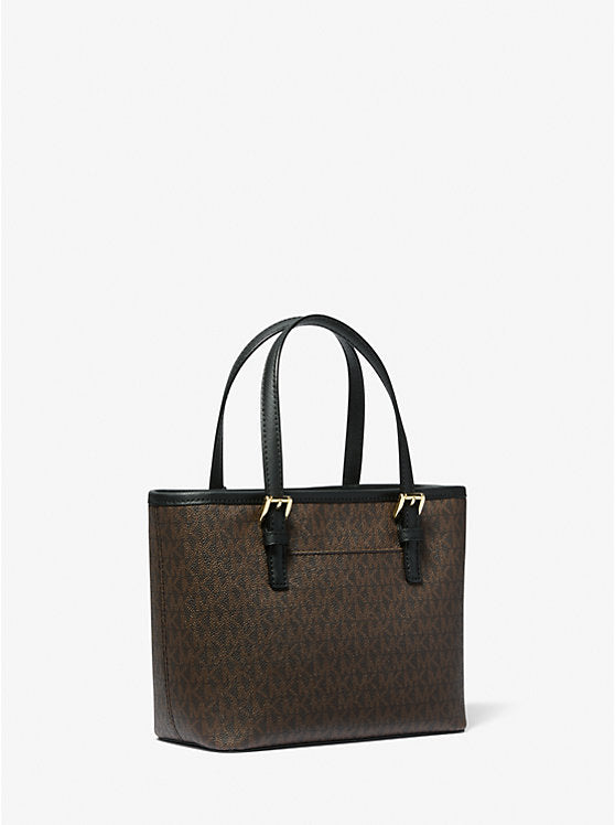 Michael Kors Jet Set Travel Extra-Small Logo Top-Zip Tote Bag