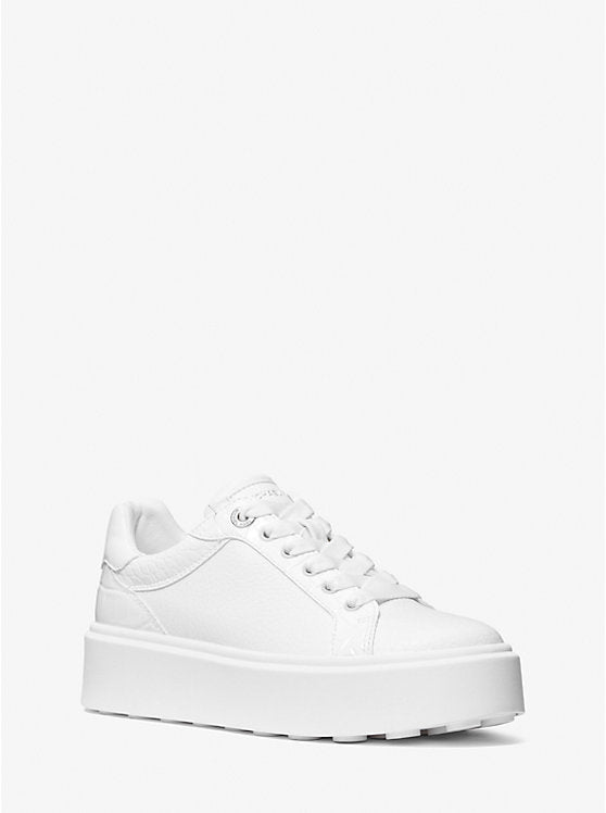 Michael Kors Romey Optic White Platform Sneaker