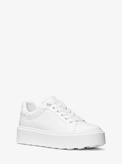 Michael Kors Romey Optic White Platform Sneaker