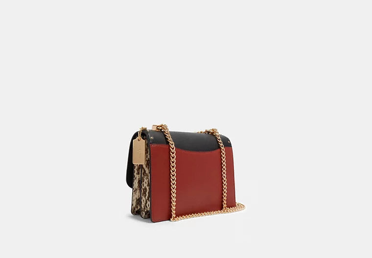 Coach Klare Crossbody Bag In Signature Canvas With Rivets