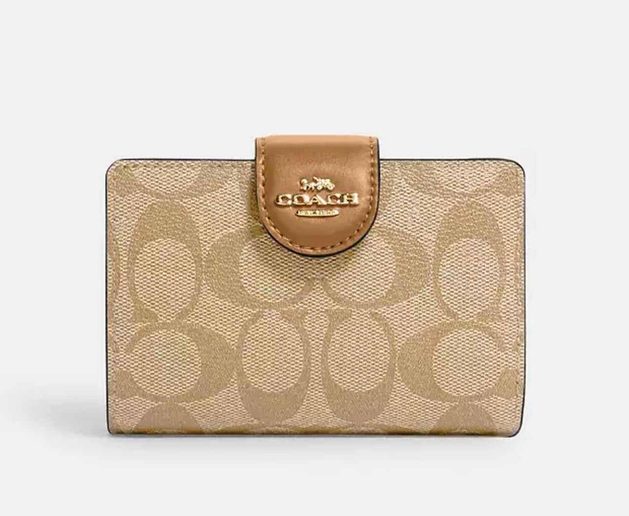 Coach Medium Corner Zip Wallet